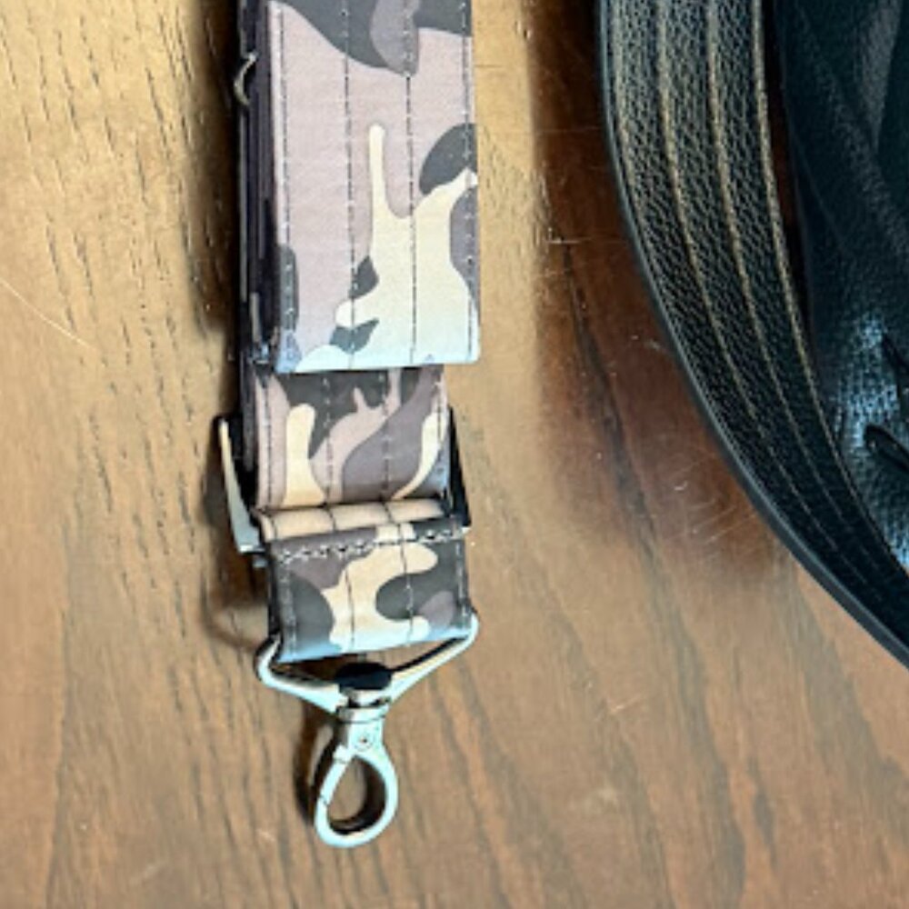 Lug Flare XL Vegan Leather Shoulder/Crossbody Bag Black Quilted - Picture 12 of 12